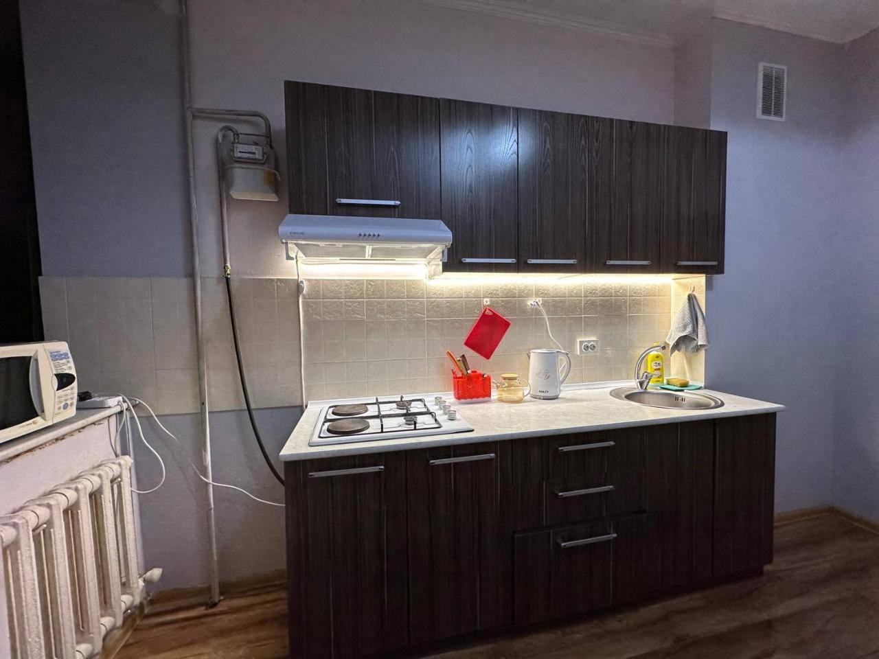 1-Room Apart. 21 On Usenbaeva 52 Near Eurasia Shopping Center Бишкек Экстерьер фото